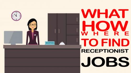 How To Find Part Time, Full Time Receptionist Jobs Near Me