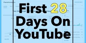 A Quick Look at My New YouTube Channel’s 28-day Stats