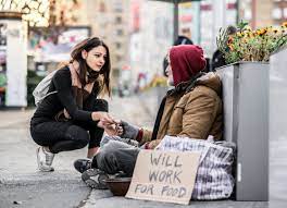 What is the best thing you can offer a homeless person?